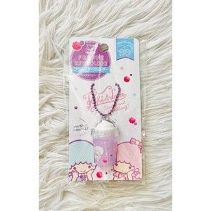 Sanrio Little Twin Stars Kiki & Lala Frappe Keychain / Keyholder (Purple)